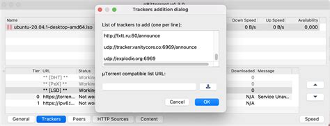 Updated 2021 Torrent Tracker List (Open and Working).